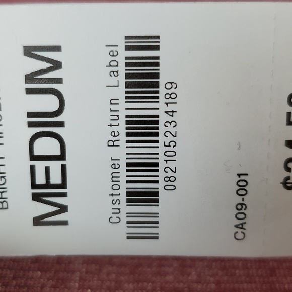 On 34th Balloon Sleeve Top - Bright Rhubarb Glitter (M) - Picture 4 of 4